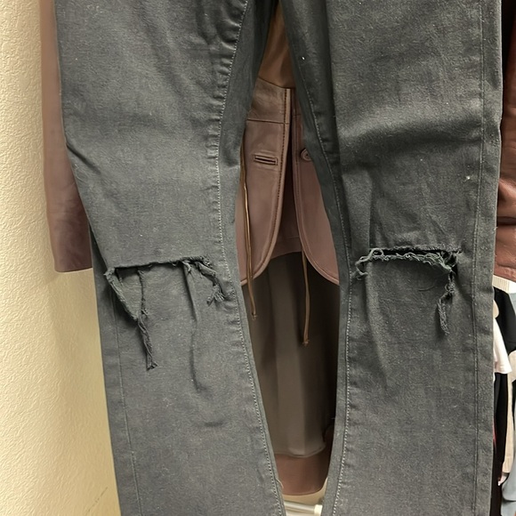 BDG WOMENS HIGH RISE BLACK SKINNY JEAN SZ 25 - Picture 4 of 4